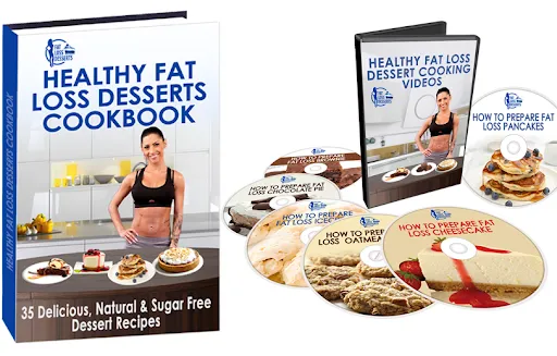 Healthy Fat Loss Desserts Cookbook - Free Bonus with Gluco Cleanse Tea